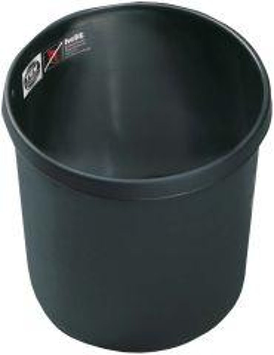 Product afbeelding Papierbak 18 l zwart moeilijk ontvlamb.