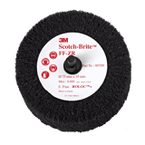 3M Scotch-Brite Roloc+ Clean en Finish Lamellenborstel FF-ZR, 75 mm x 35 mm S FIN