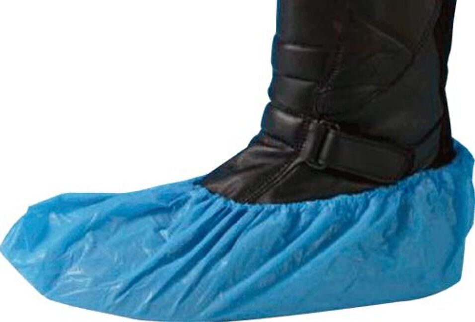 Product afbeelding Overschoen PE 30 mu 36 cm a 100 stuks