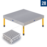Demmeler opspantafel PP 2000x2000x850 mm