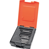 Format Set centreerboren DIN333 HSSCo5 vorm A 1,0-4,0mm 6-delig