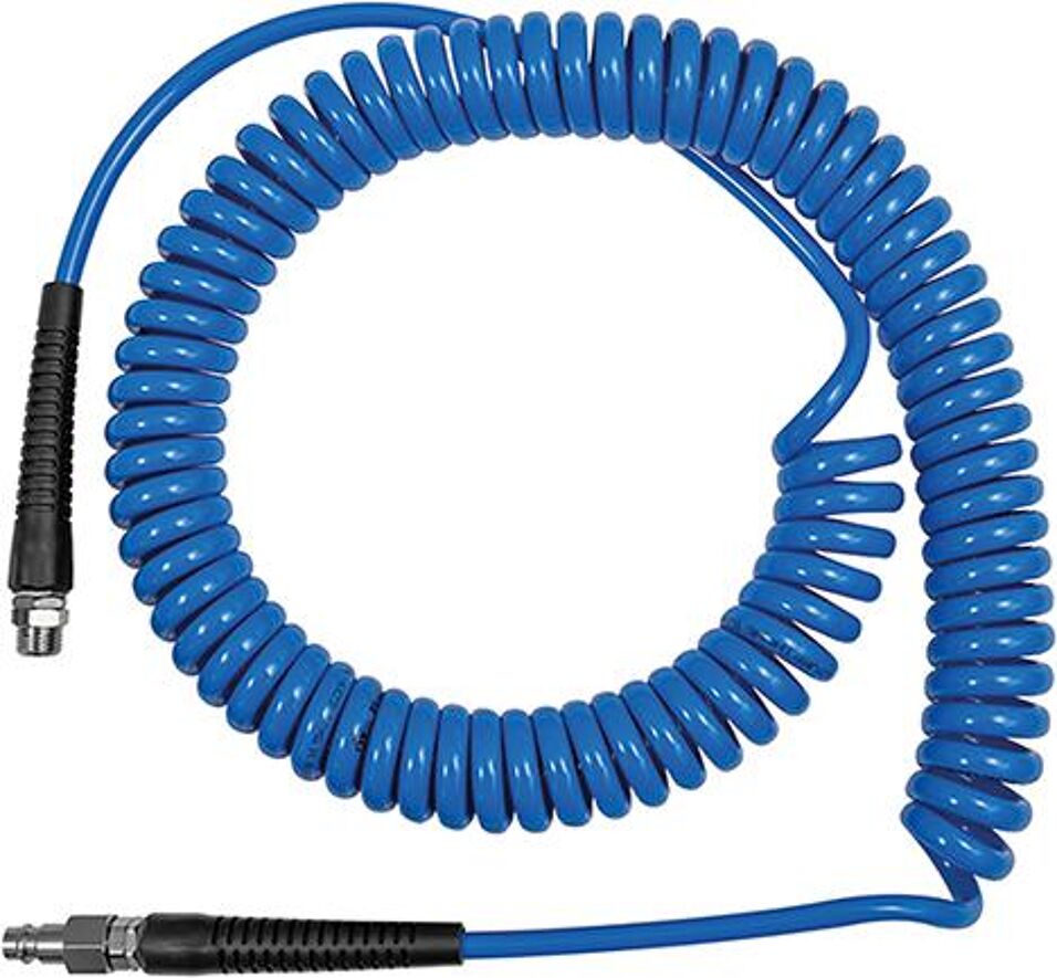 Product afbeelding Riegler Spiraalslang met schroefverbinding & knikbescherming PU  6,5 x 10mm - 6m