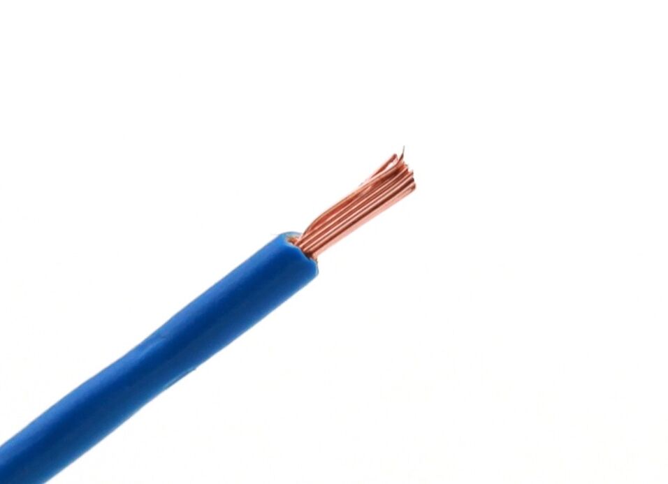 Product afbeelding Enkeladerige kabel blauw 2,5 mm