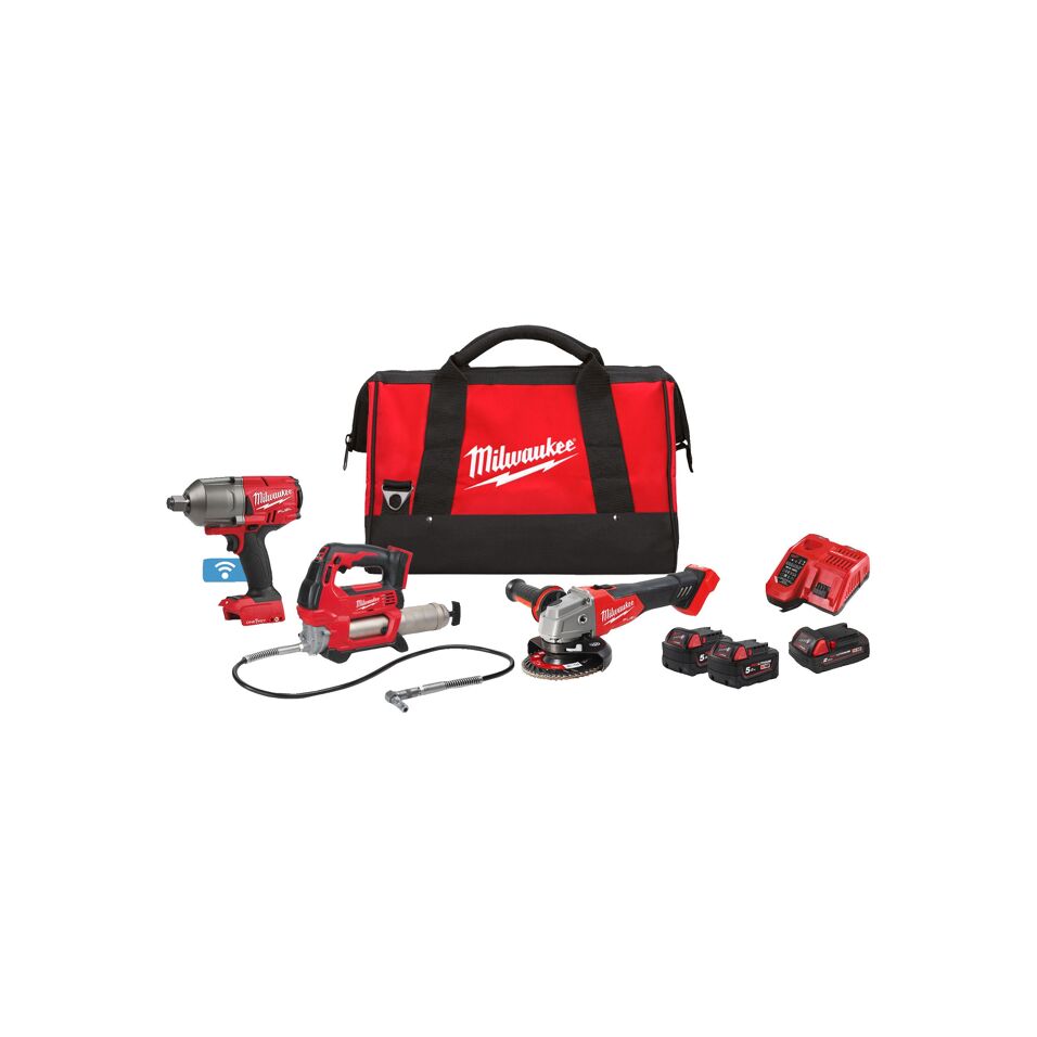 Product afbeelding Milwaukee accu machine set M18 FPP3AK-522 EU