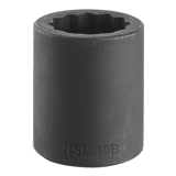 Facom impactdop 20 mm 1/2 12 -kant - NSD.20B