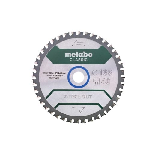 Metabo Cirkelzaagblad Staal     165x20mm