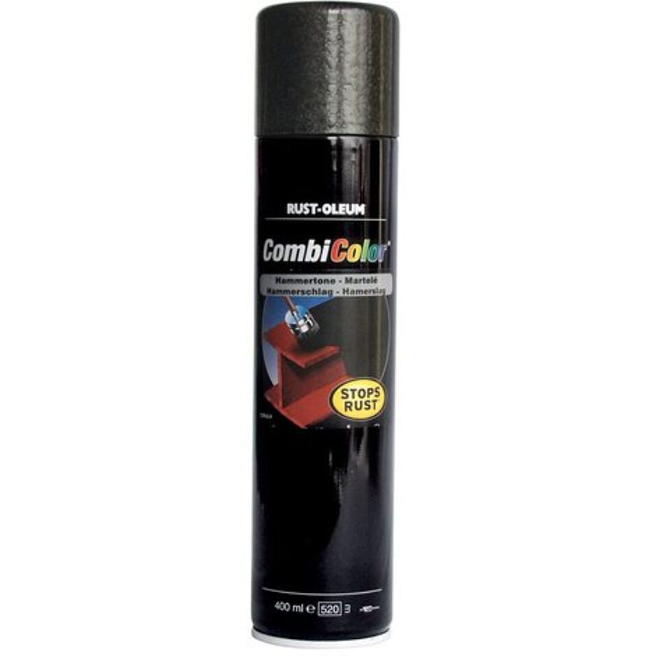 Product afbeelding Rust-Oleum CombiColor verf 7375 Satin zwart 400 ml