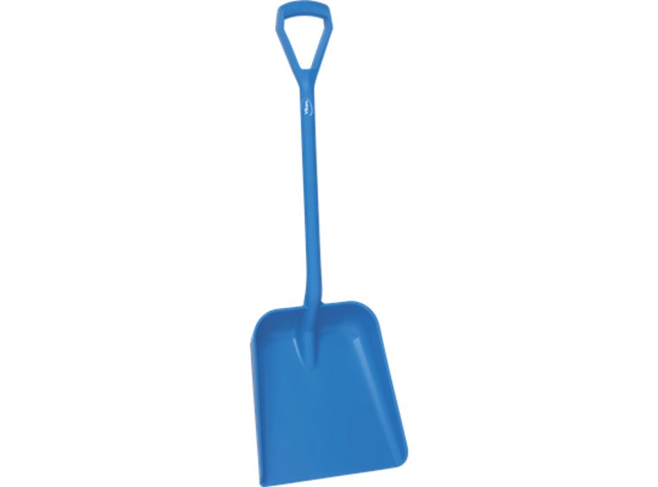 Product afbeelding Vikan Lichtgewicht schop D-greep, korte steel blauw 1035mm