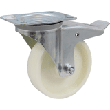 Zwenkwiel kunst. wit bev.pl. 150mm +rem