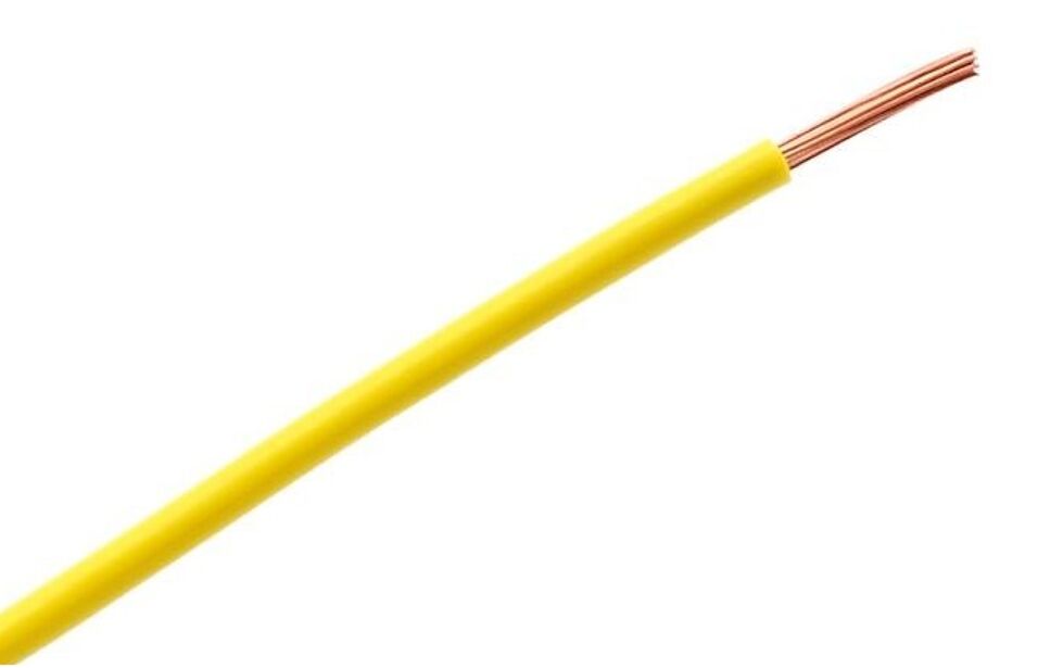 Product afbeelding Enkeladerige kabel geel 0,75 mm