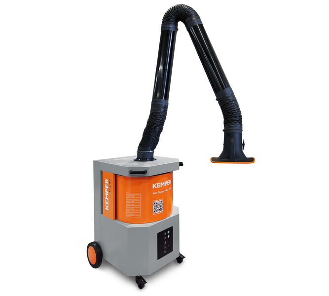 Kemper mobiele afzuiger smartfil met afzuigarm buisuitvoering