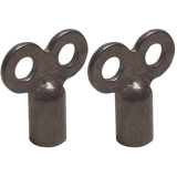 Kirchhoff Ontluchtingssleutel, 5 mm, voor radiator, vierkant (2x) 