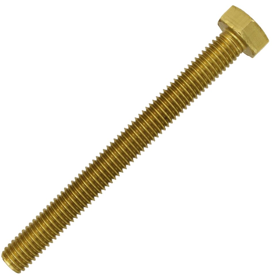 Product afbeelding Zeskanttapbout DIN 933 Messing - M16x50 mm