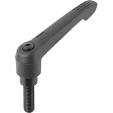 Klemhefboom kunststof GR.3 bu  M10 x30mm