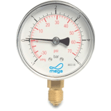 Manometer 63 0-100 1/4 oa