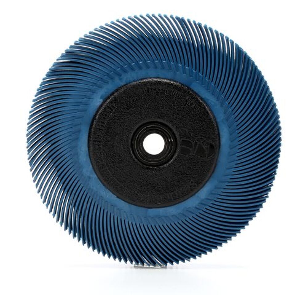 Product afbeelding 3M Scotch-Brite Radial Bristle Brush BB-ZB met adapter, Type C, 152 mm x 11,11 mm x 25,4 mm, P400
