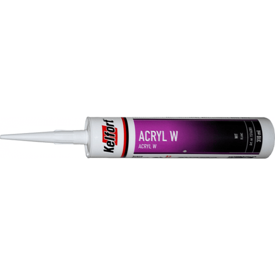 Product afbeelding Kelfort acrylaatkit waterbasis wit 310 ml