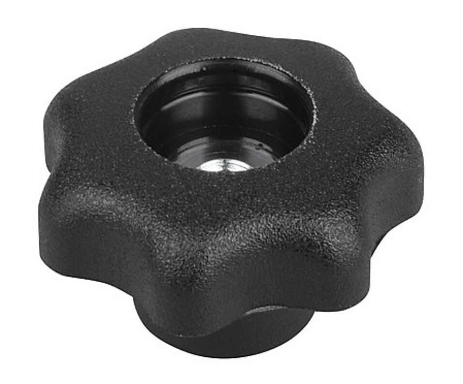 Product afbeelding Sterknop met binnendraad, DIN 6336 vorm D M10 Diameter 63 mm