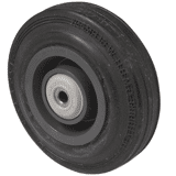 Wiel Polyamide met rubber band 250 mm - 50 mm