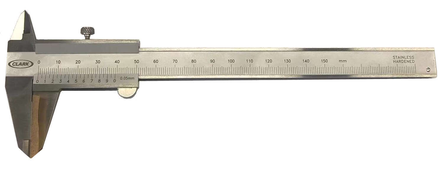 Clark analoge schuifmaat RVS             150mm