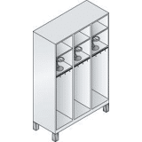 Brandwerende kast 48215-32 RAL 7035