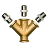 3M Koppeling 3 uitgangen 3/8BSP vrouwelijk incl. mannelijke ad