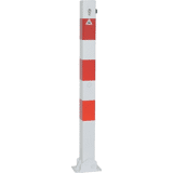 Afzetpaal neerklapbaar  r/w 70x70mm