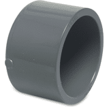 Sok PVC-U 50 mm lijmmof 16 bar grijs KIWA