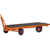 Industrie-aanhanger 2-as 5000 kg 2000 x 1000 mm rubber