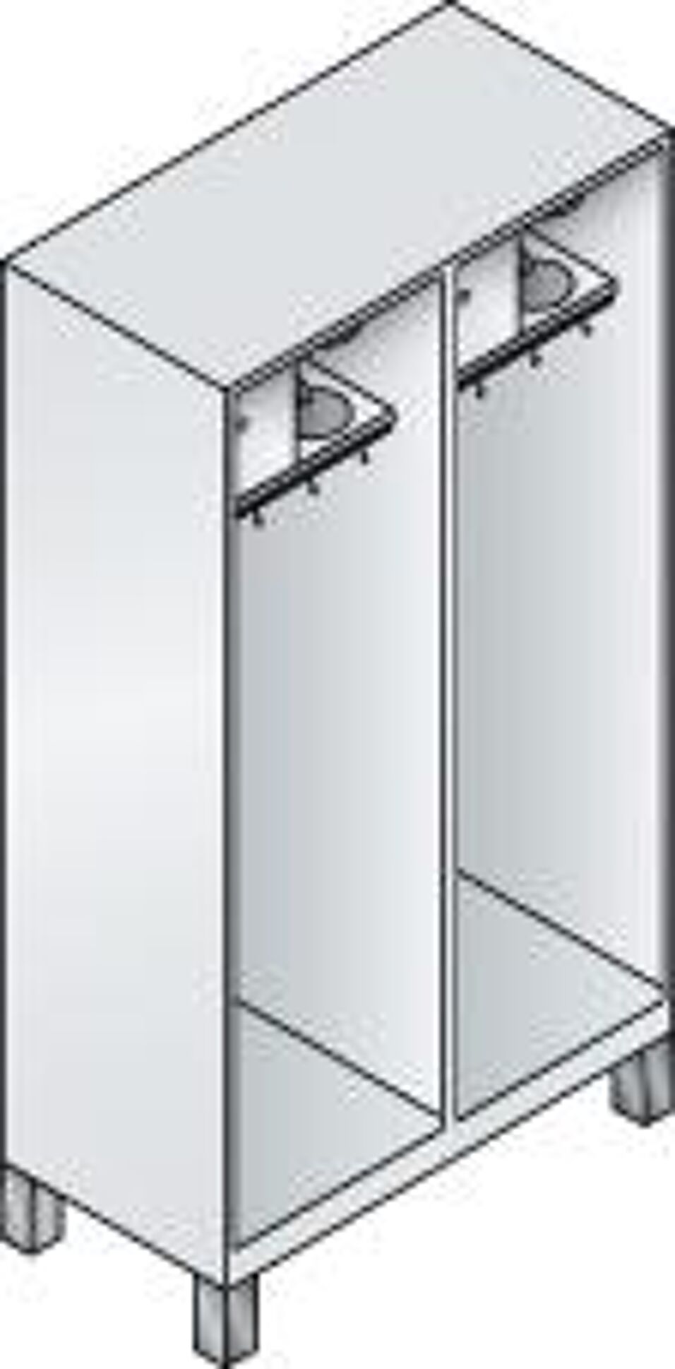 Product afbeelding Brandwerende kast 48315-23 RAL 3000