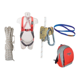 3M Protecta Premium valbeveiligingsset, harnas, persoonlijke zelfintrekbare lijn van 1,8 m, rugzak, 1150508