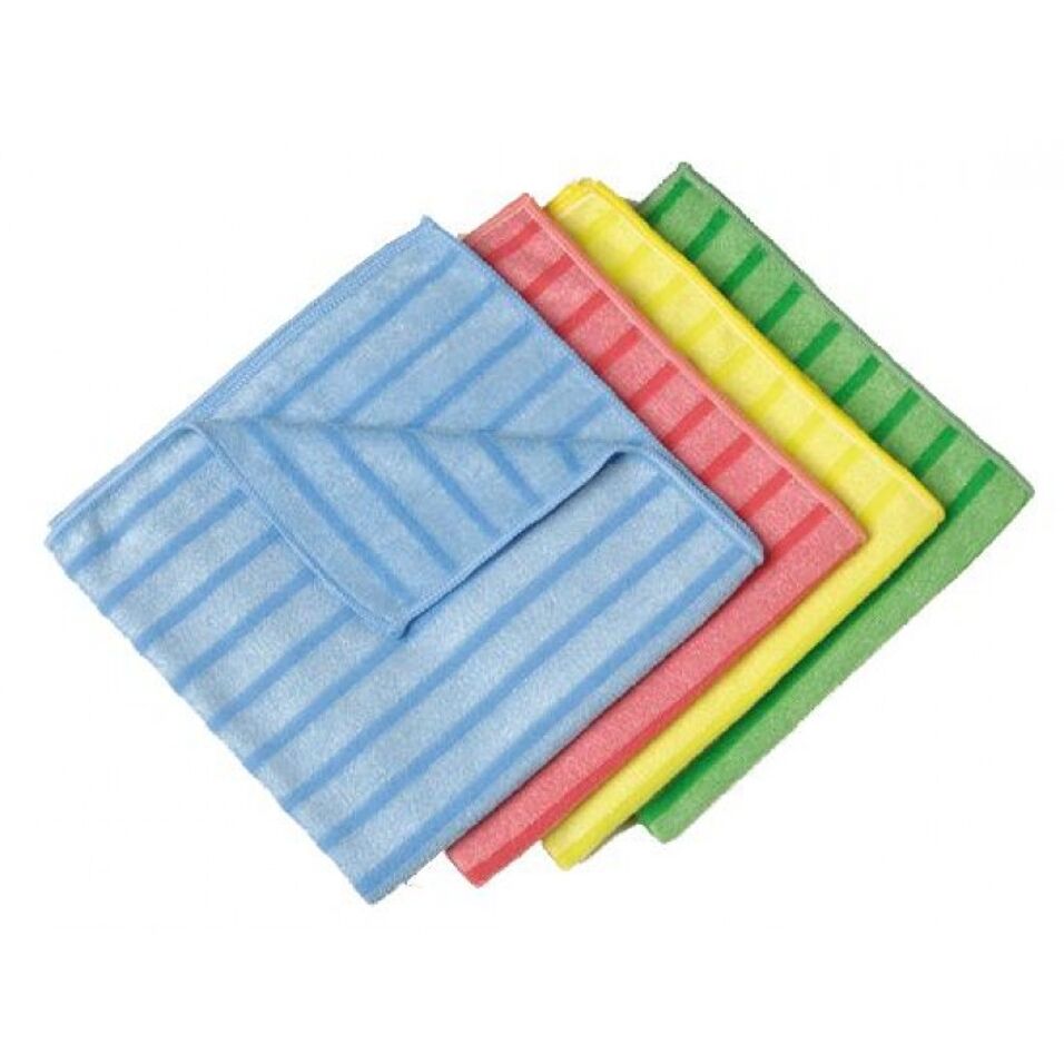 Product afbeelding 3M Gewoven microvezeldoek 14 groen gestreept 400 x 400 mm
