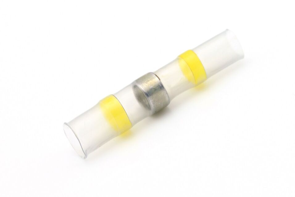 Product afbeelding Doorverbinder geel  8.0 soldeer uitv., 4.0-6.0mm