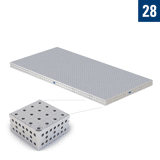 Demmeler opspantafel PE 4800x2400x200 mm