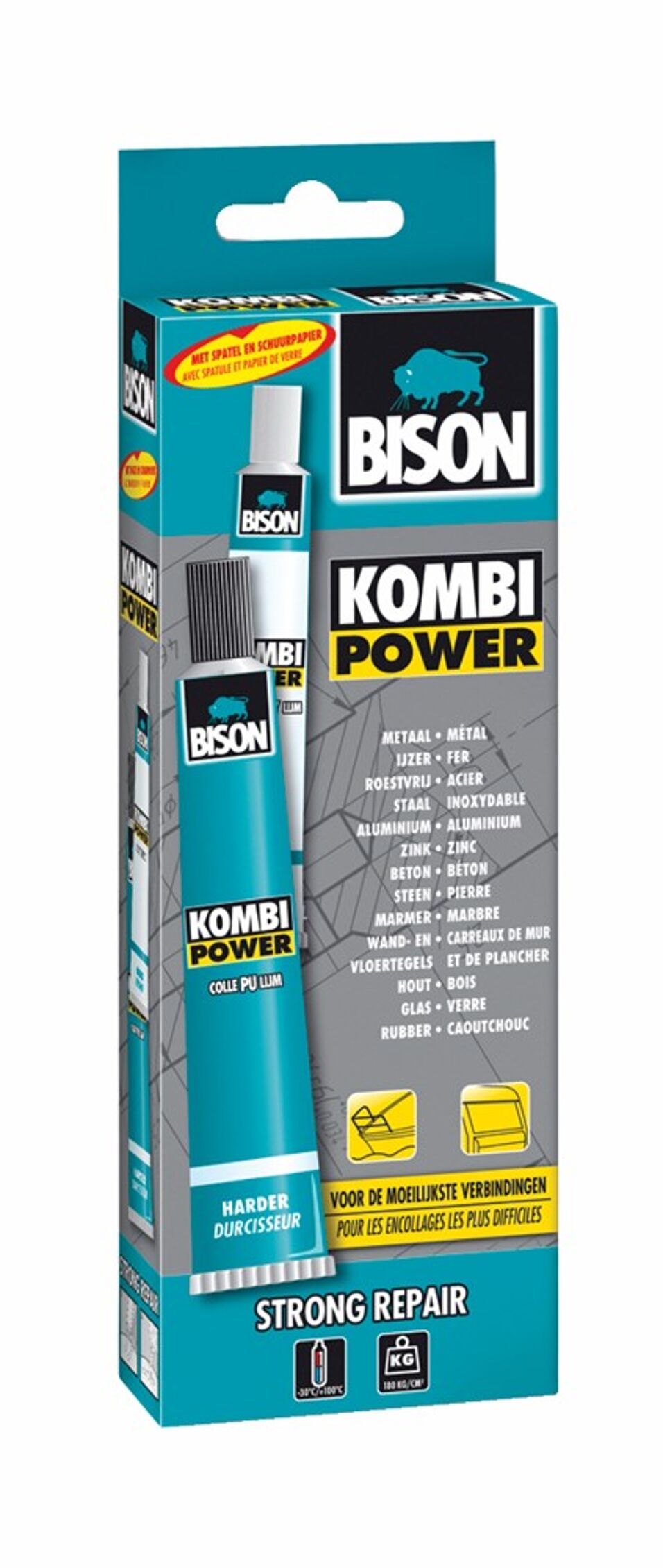 Product afbeelding Bison Bisonite 2-componentenlijm Kombi Power 62.5 ml