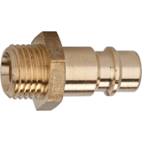 Riegler Insteeknippel NW 7,2 messing met buitendraad 3/8"