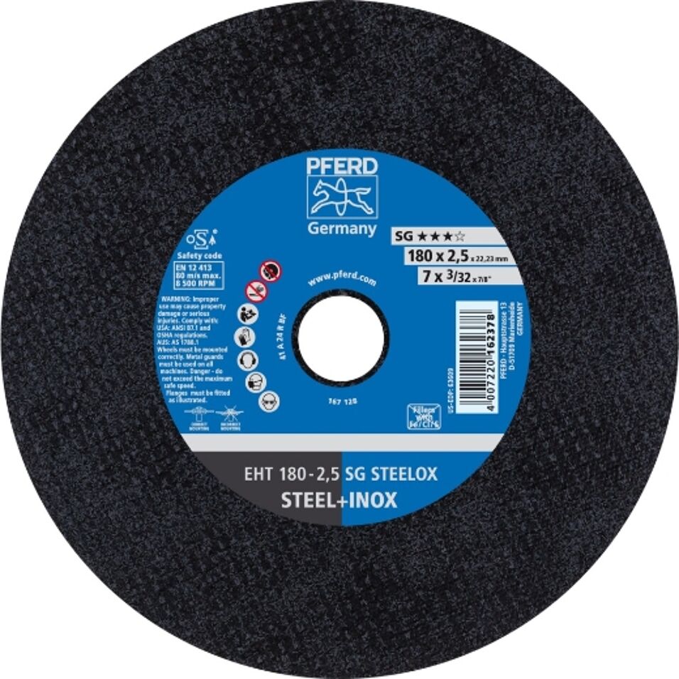 Product afbeelding Pferd doorslijpschijf EHT 180-2,5 SG STEELOX