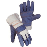 Handschoen Worker meubelleder donker  10