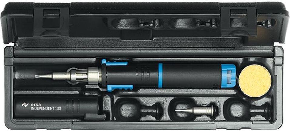 Product afbeelding Ersa Gassoldeerset Independent 130 Basis-set in kuNSTstof etui