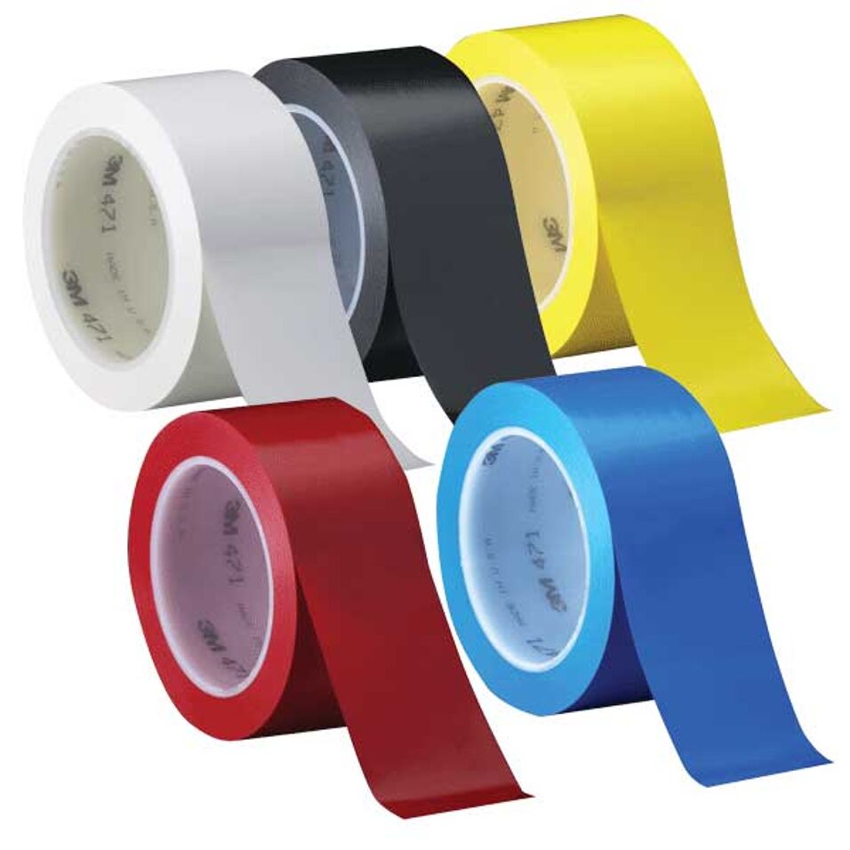 Product afbeelding 3M Vinyl Tape 471, Zwart, 50 mm x 33 m, 0.14 mm