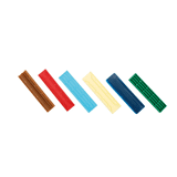 Glasblokje kunststof 24x4x100mm a 100 st