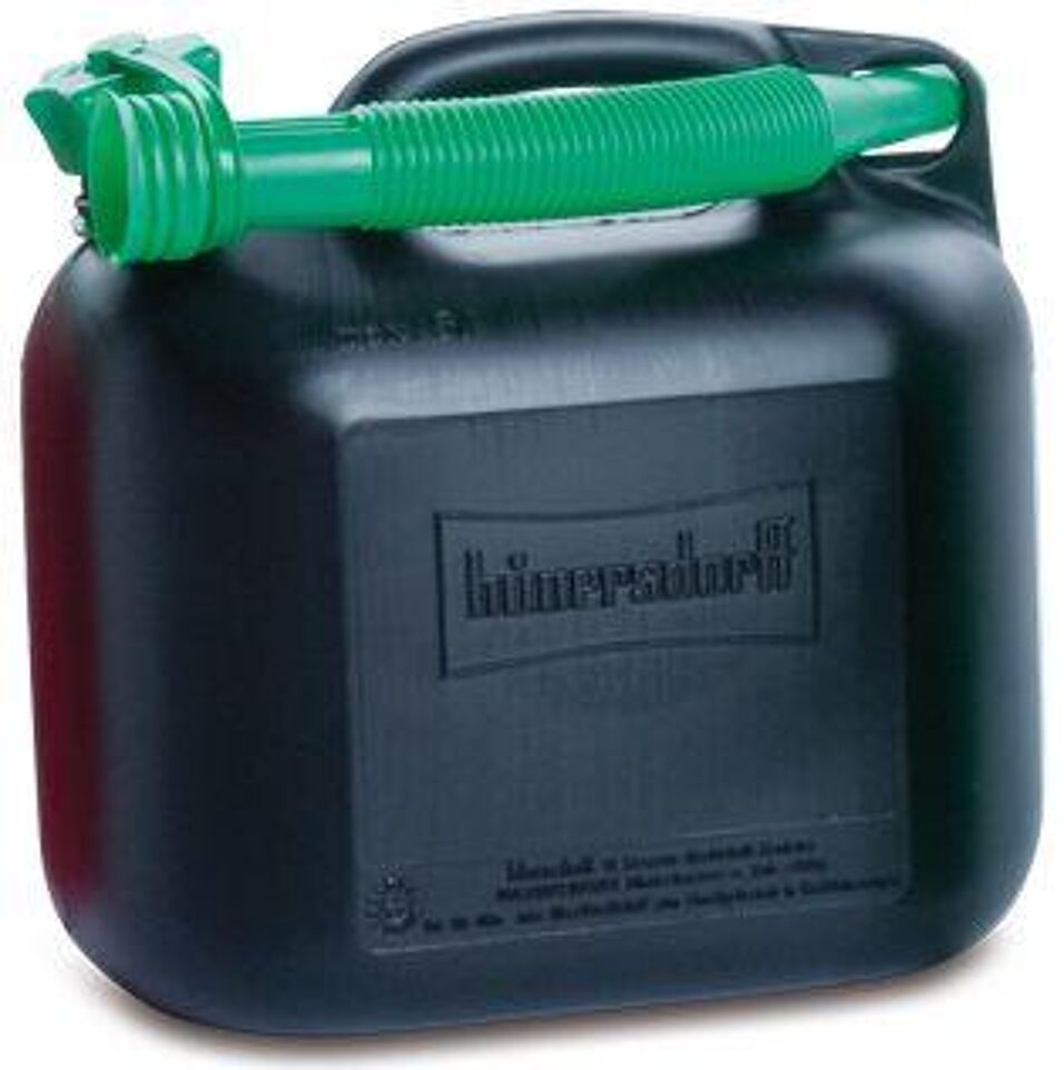 Product afbeelding Hunersdorf jerrycan benz. 5l.8119 zwart