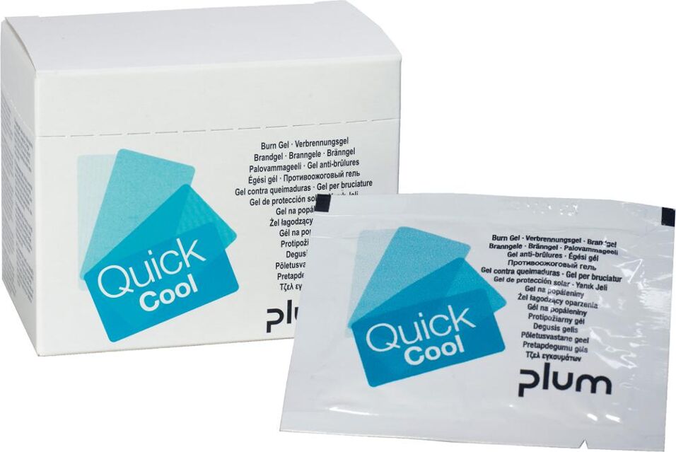 Product afbeelding Plum QuickCool verbrandingsgel 18 zakjes