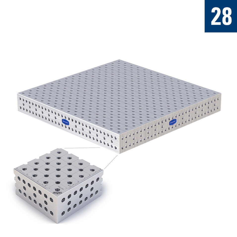 Product afbeelding Demmeler opspantafel PL 1500x1500x200 mm