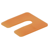 Uitvulplaatjes oranje 2 mm doos a 345 stuks