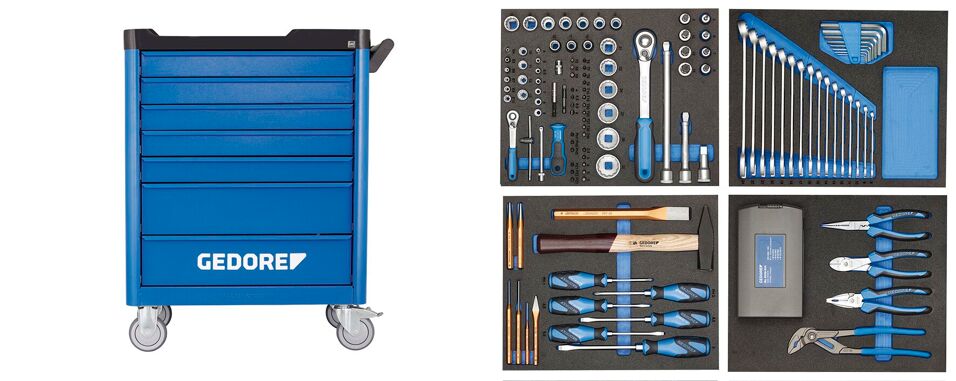 Product afbeelding Gedore Werkplaatswagen Workster 147-dlg.