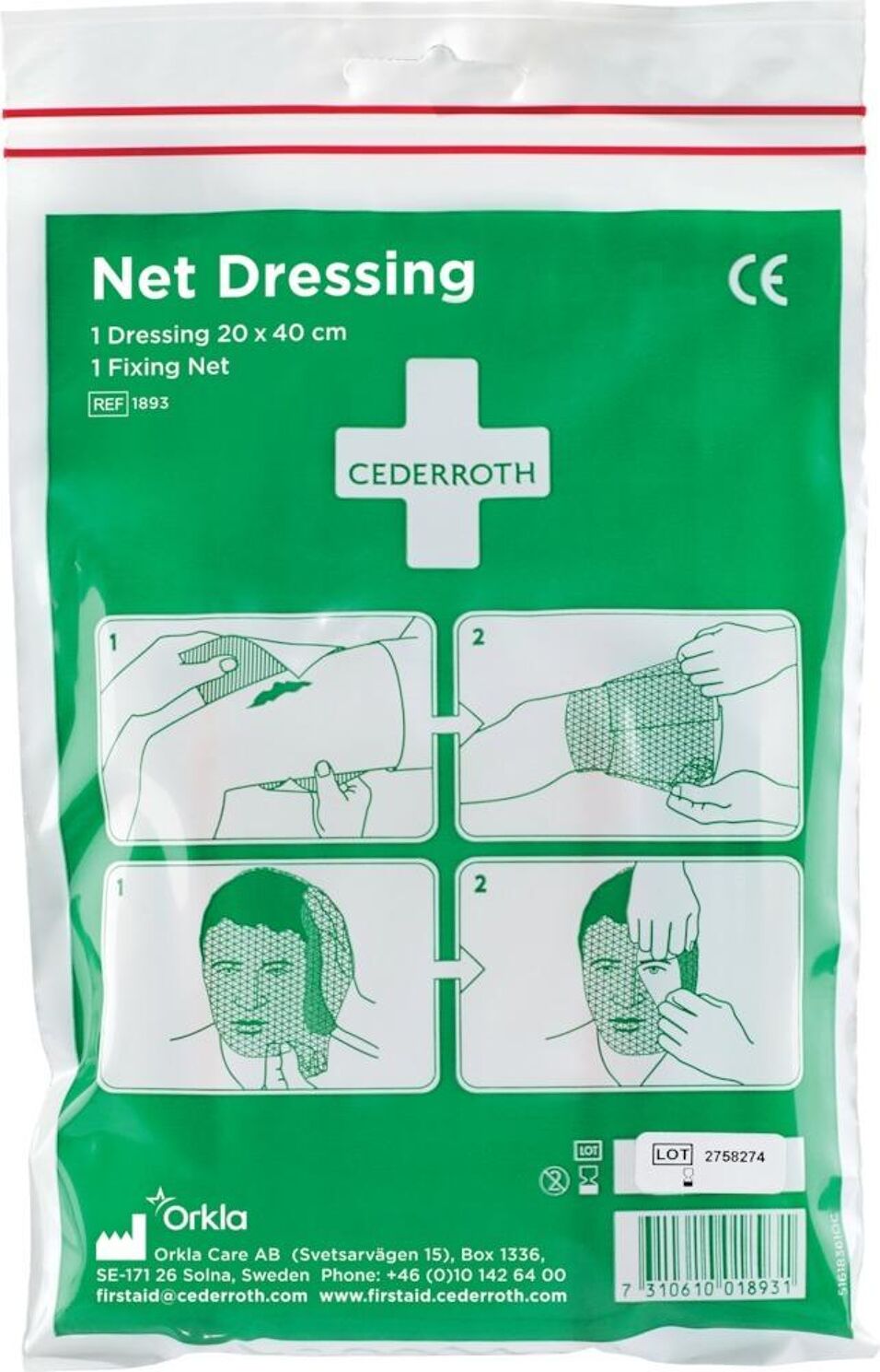 Product afbeelding Cederroth netverband