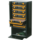 Metalen kast PROFI met 6 koffers