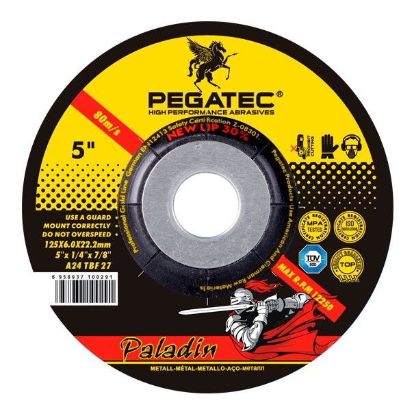 Pegatec afbraamschijf 125 x 6mm