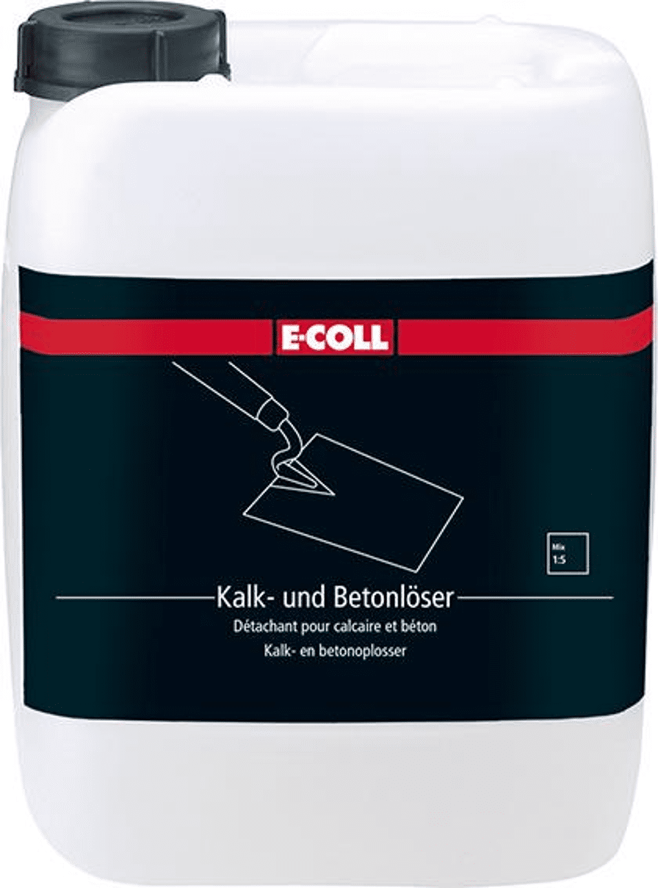 Product afbeelding E-Coll kalk en betonoplosser 5 l